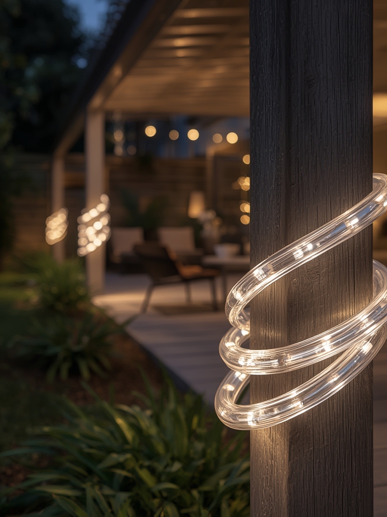 rope lights in action