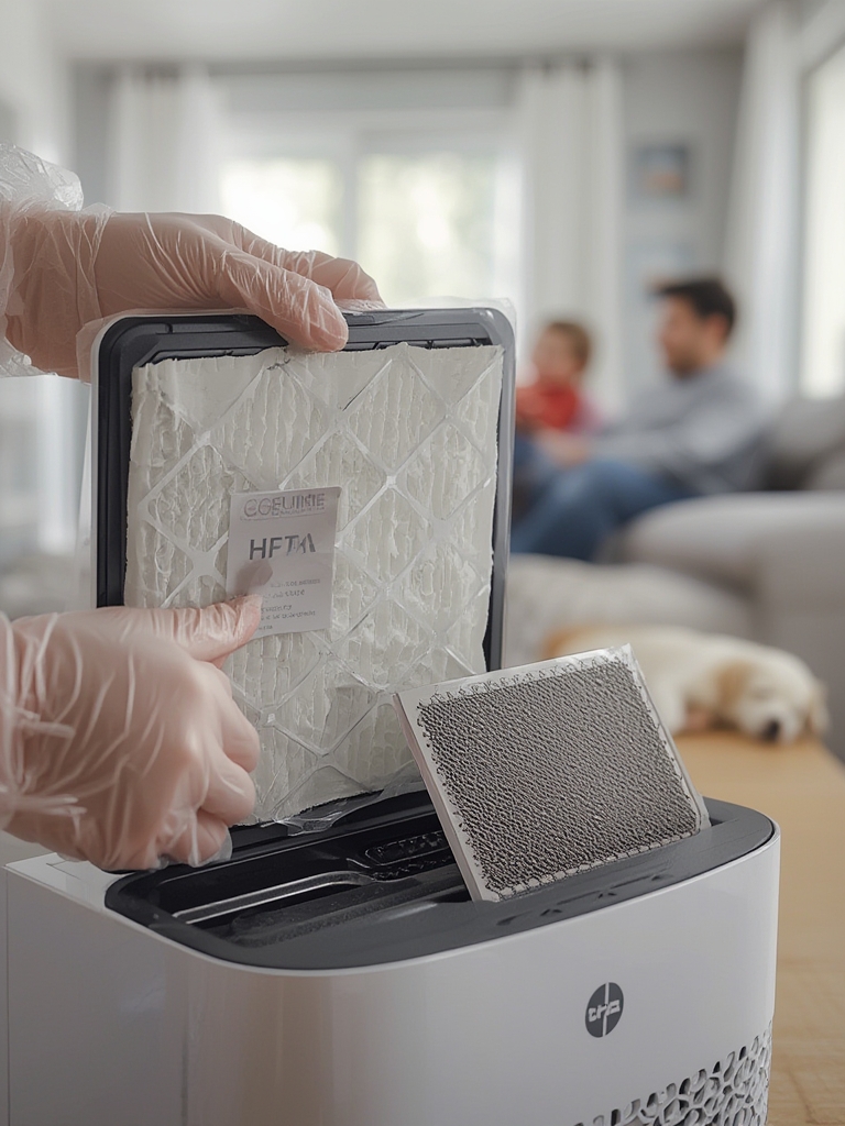 HEPA filter in action