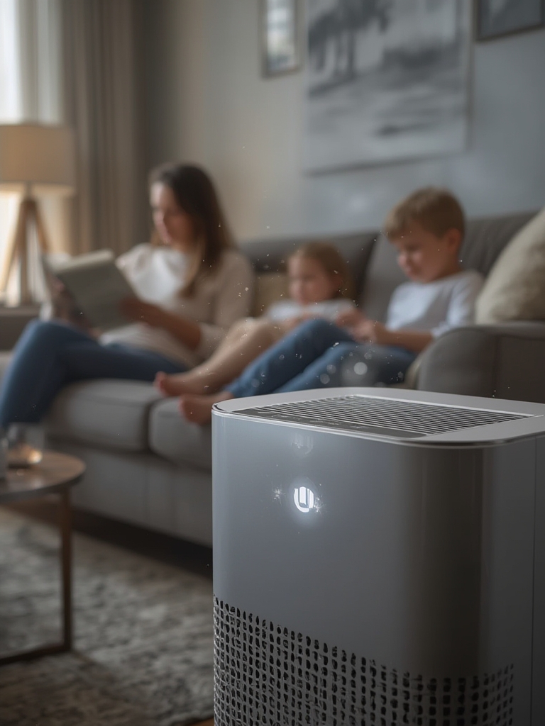 HEPA purifier in action