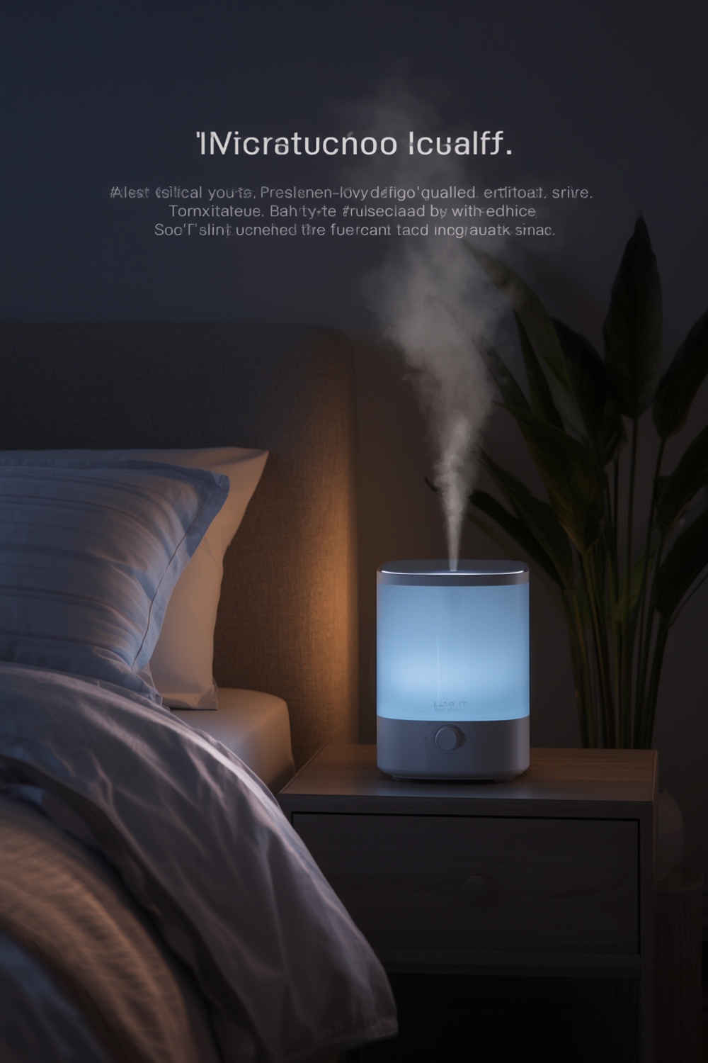bedroom humidifier product view