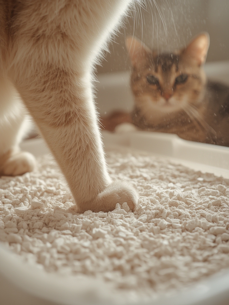 litter deodorizer in action