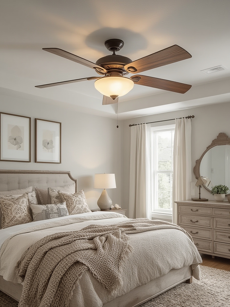 farmhouse fan in action