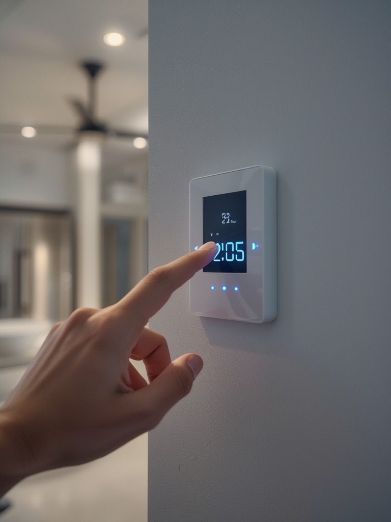 timer switch in action