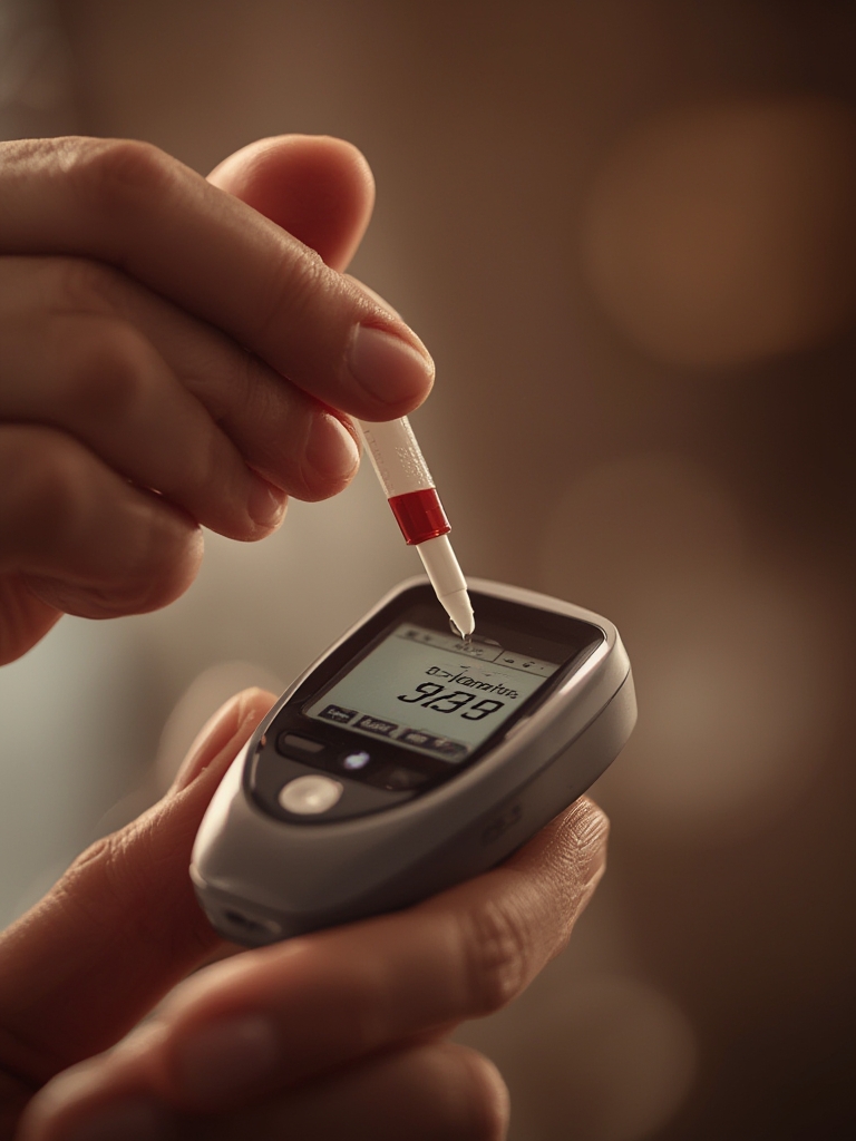 glucose strips in action