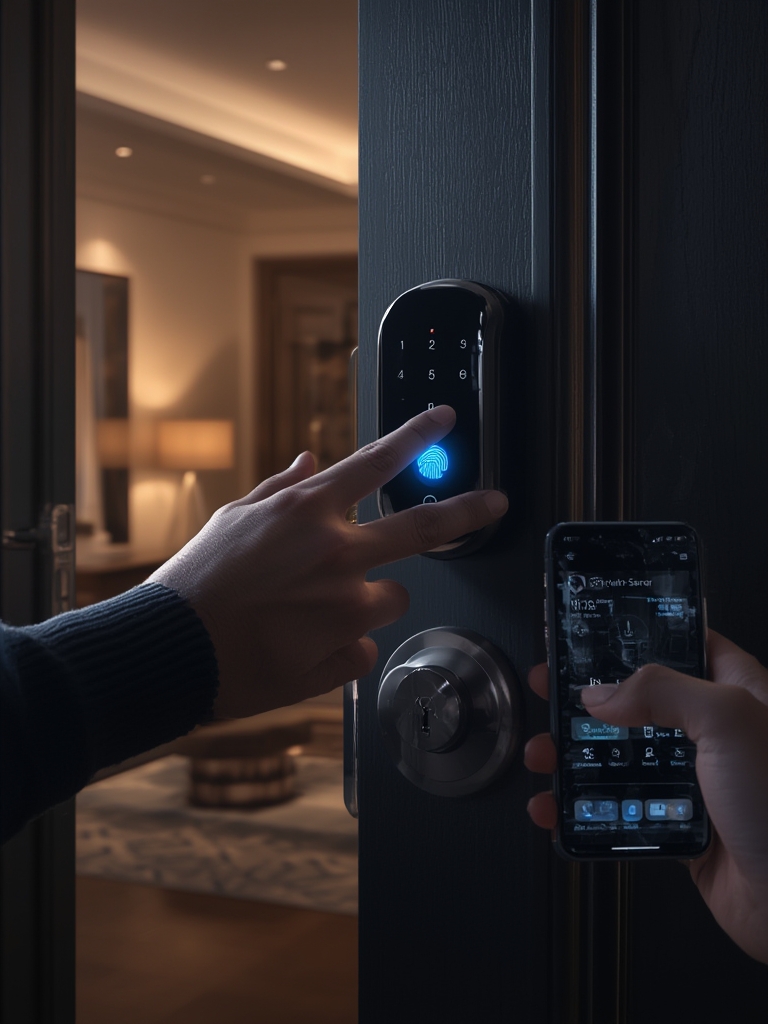 smart lock in action