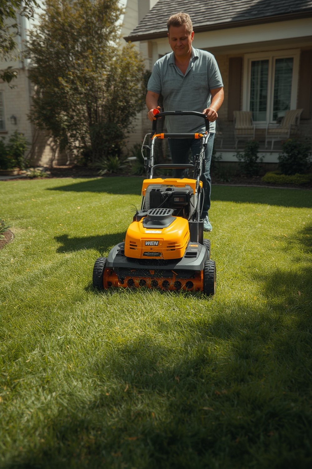 electric dethatcher product view