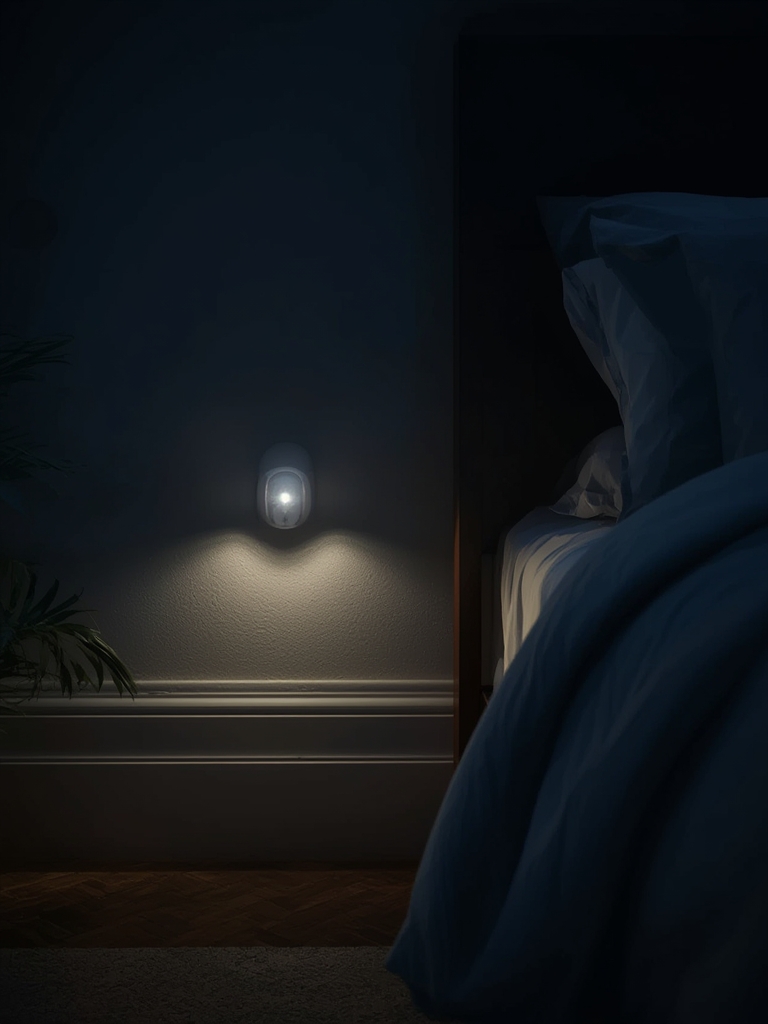 LED nightlight in action