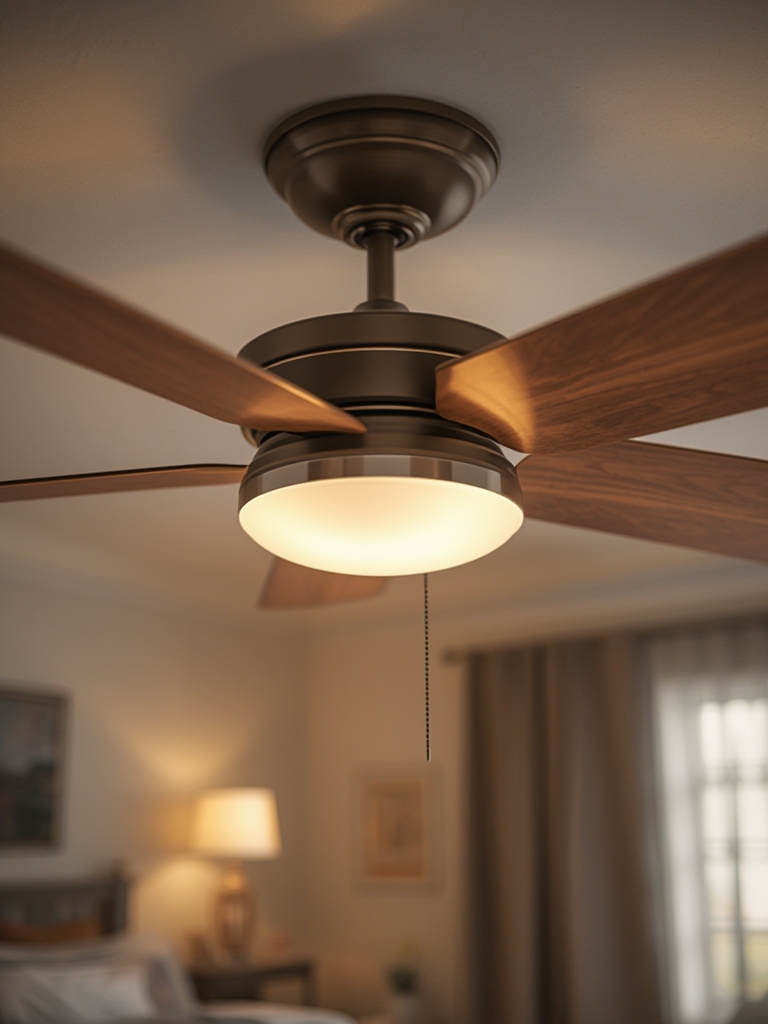 ceiling fan in action
