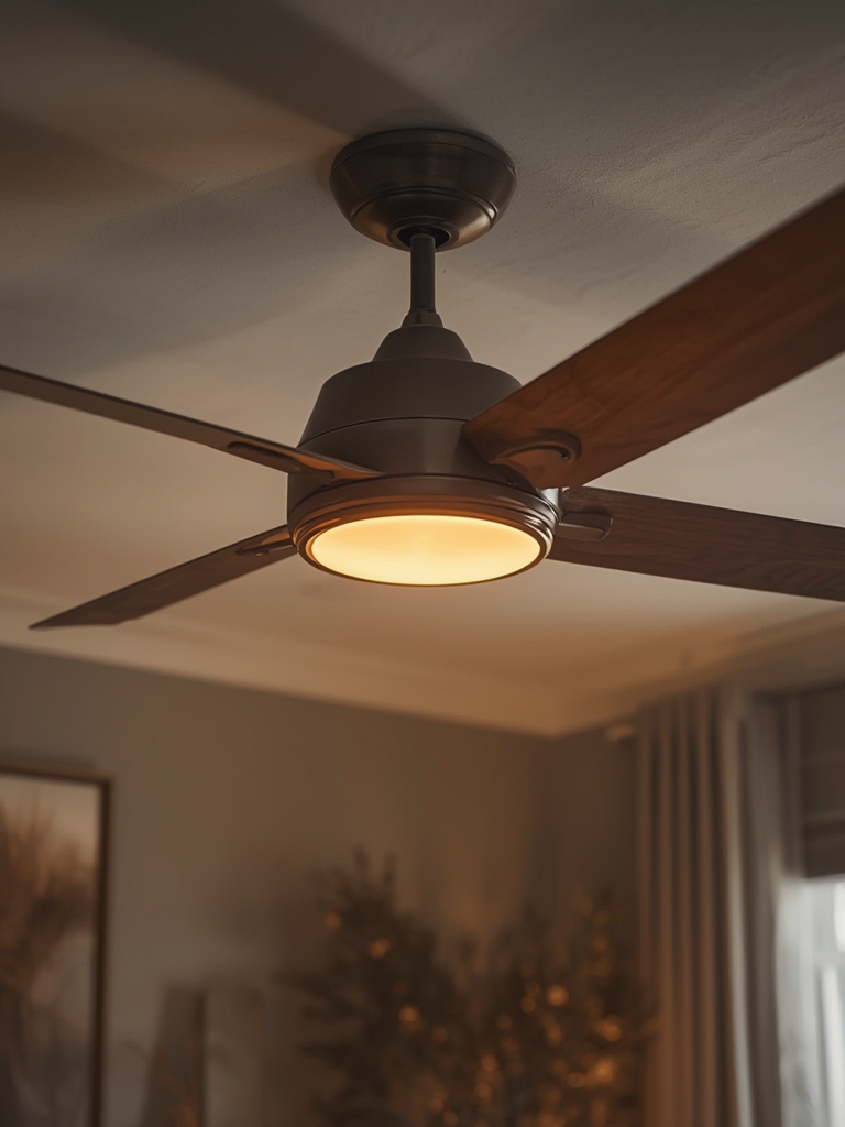 ceiling fan in action