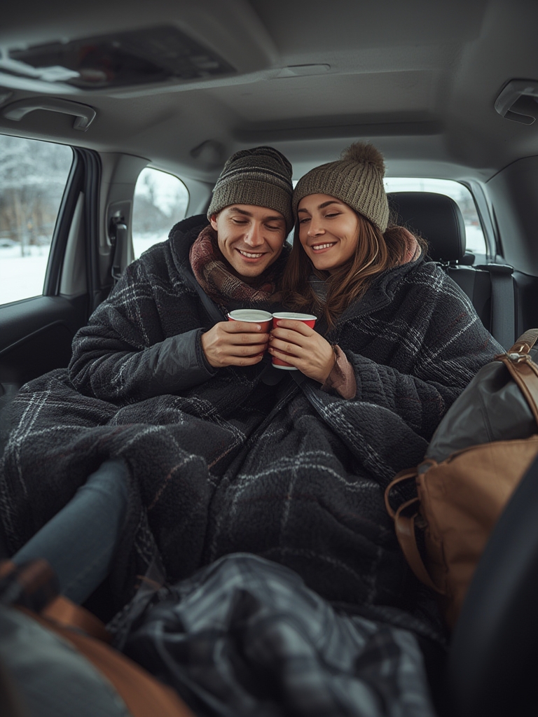 car blanket in action
