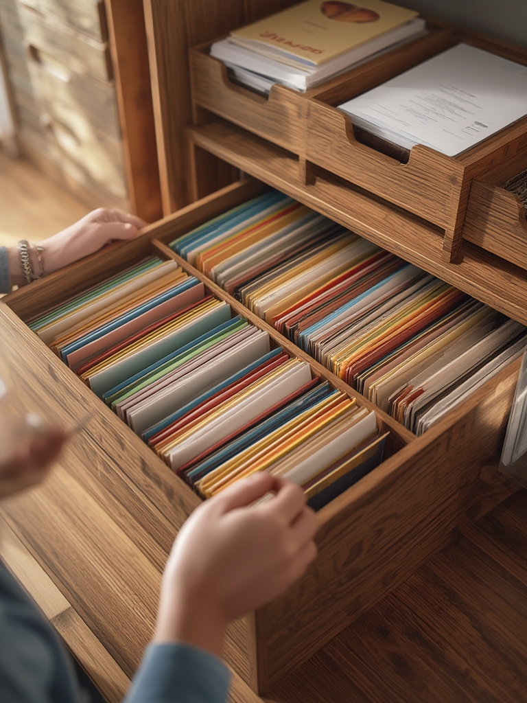 literature organizer in action