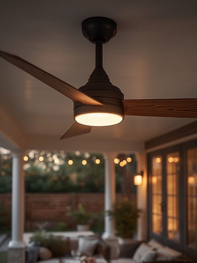 ceiling fan in action