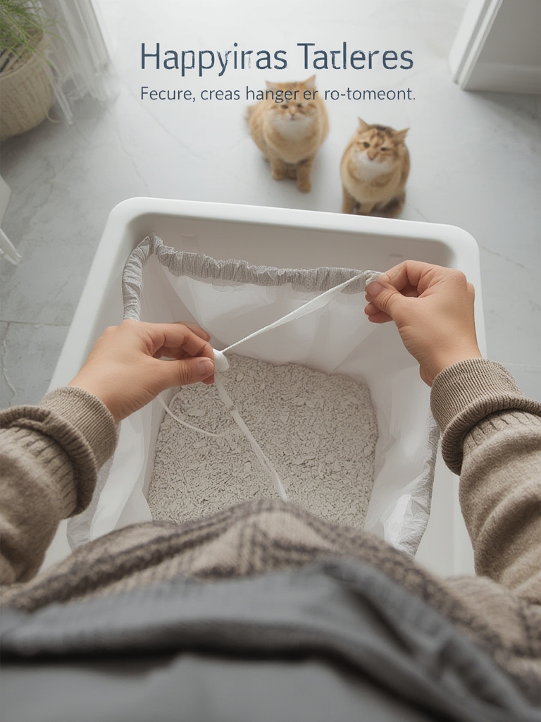 litter liners in action