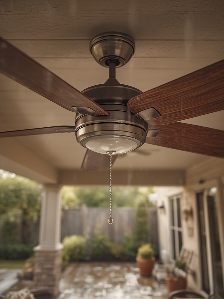 ceiling fan in action