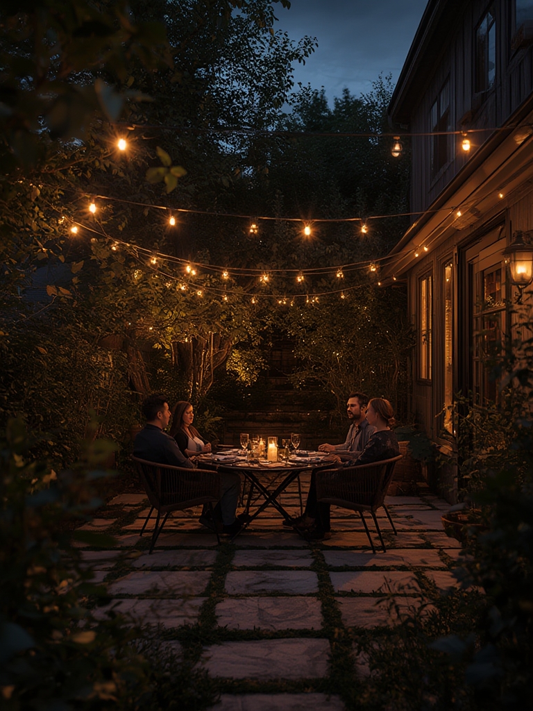 outdoor string lights patio - Illustration 3