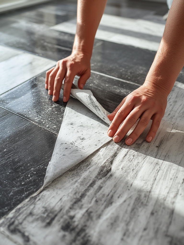 vinyl flooring in action