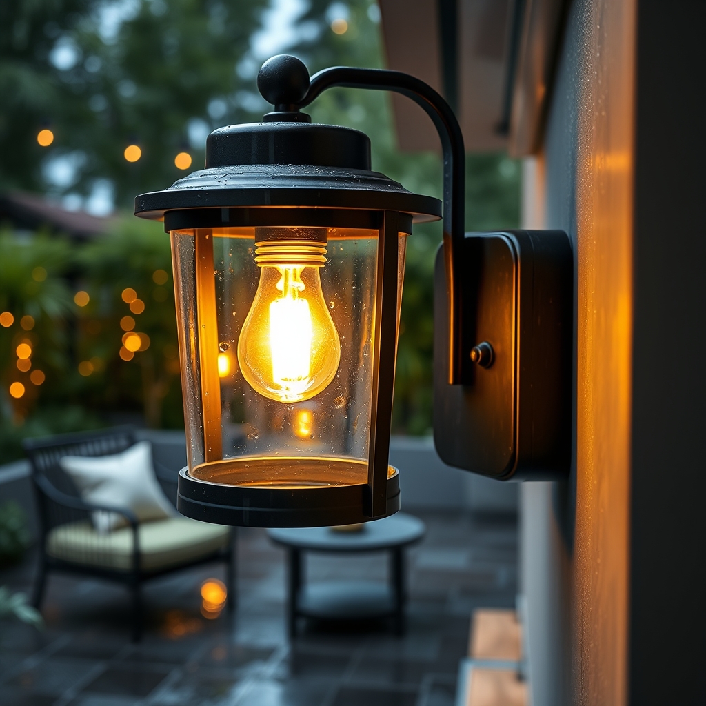 Outdoor Sconce in action