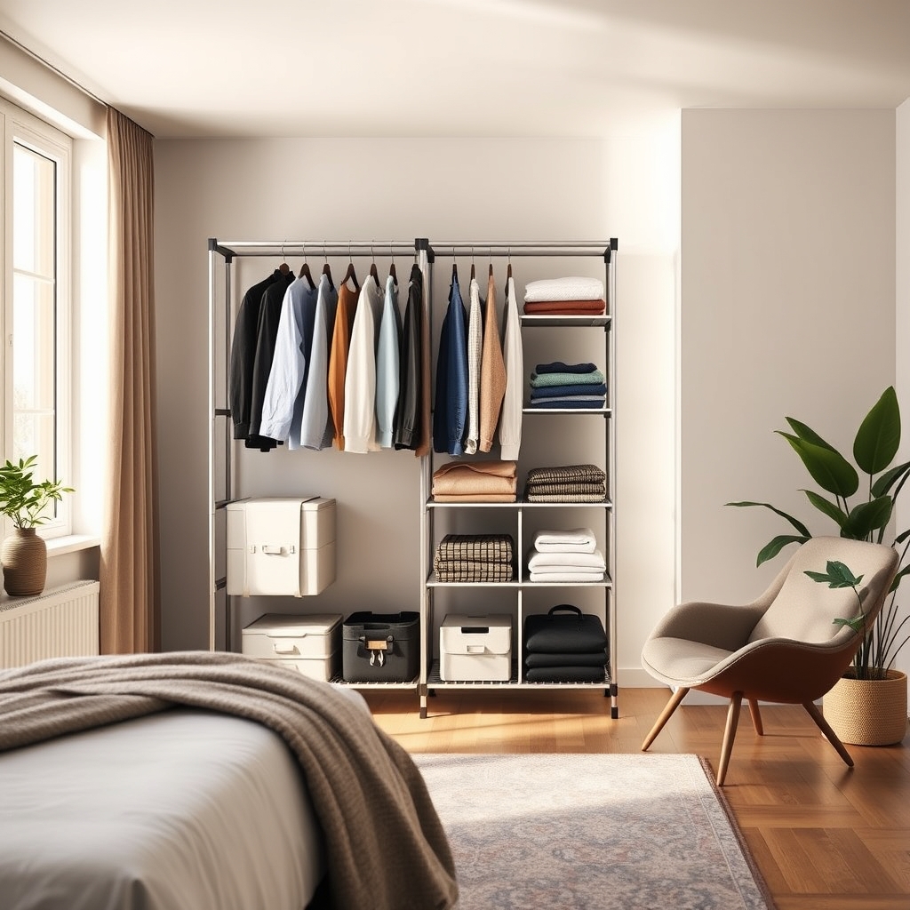 portable closet product view