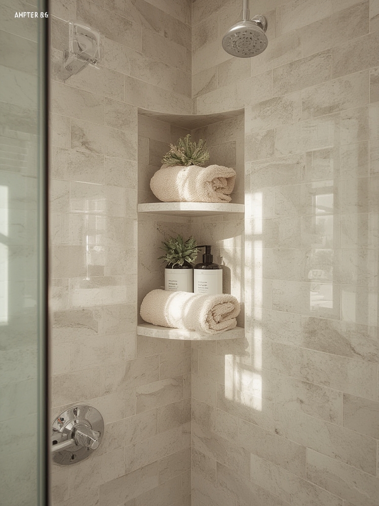 shower caddy corner shelf - Illustration 3