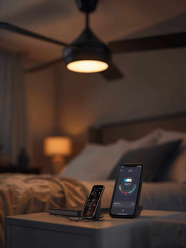 ceiling fan in action