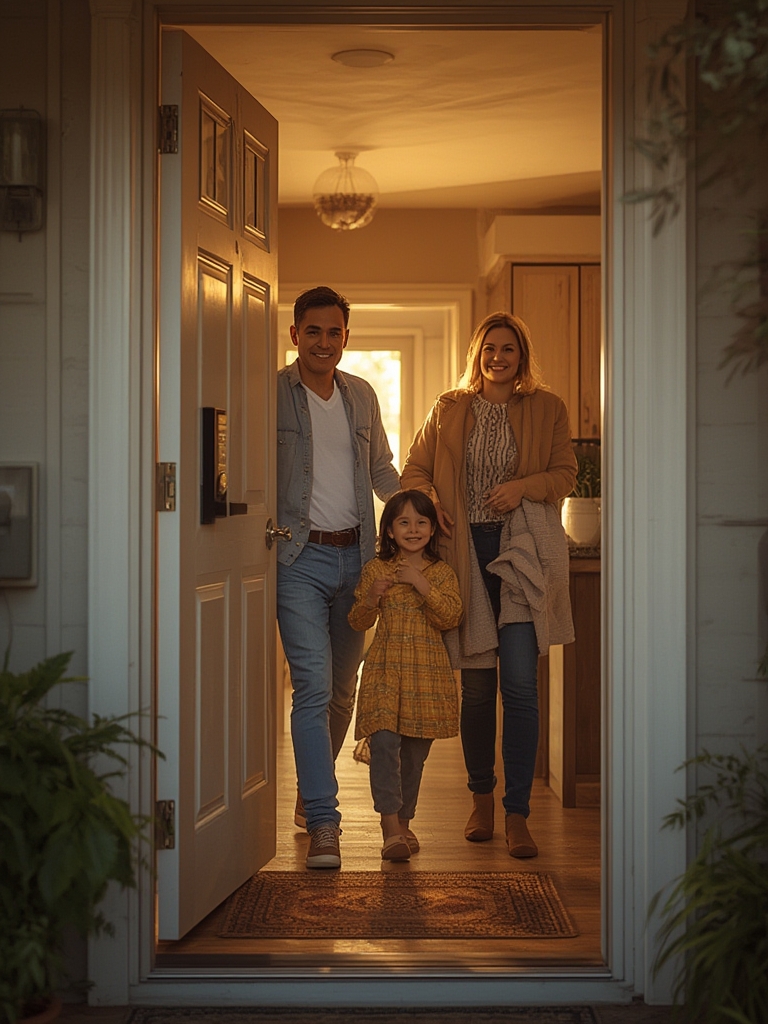 smart door lock with fingerprint - Illustration 3