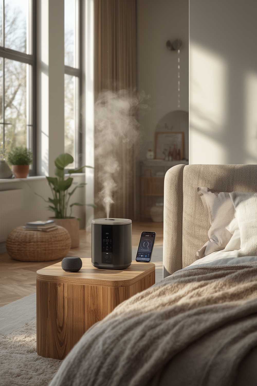 smart humidifier product view