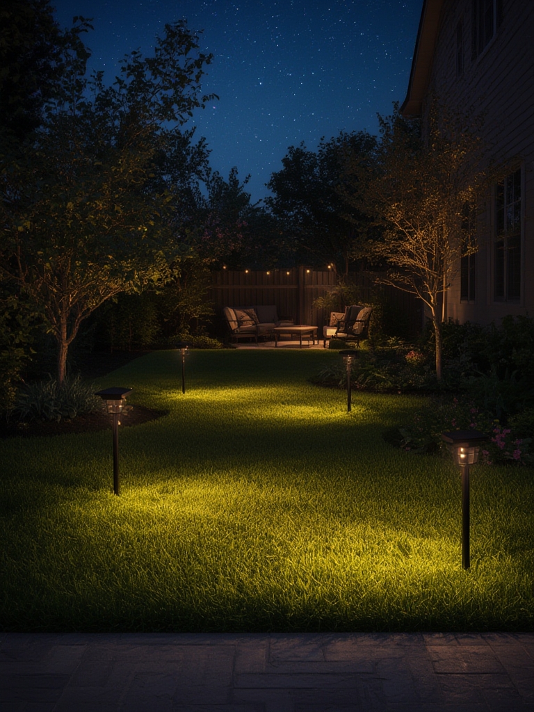 solar pathway lights outdoor - Illustration 2