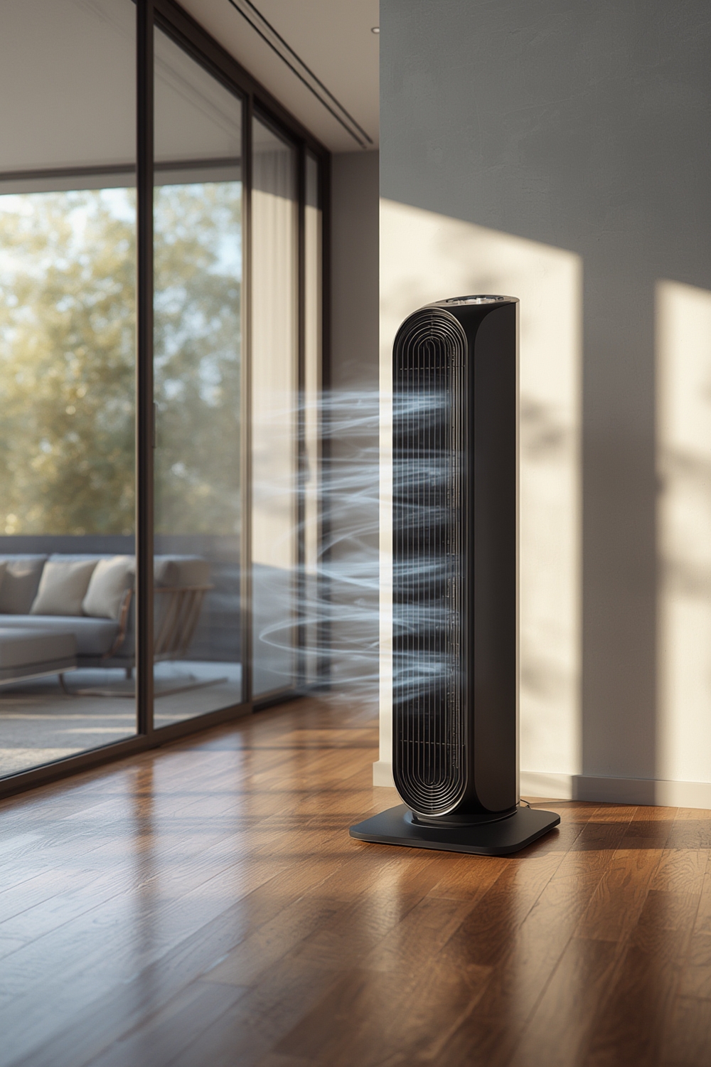 tower fan product view