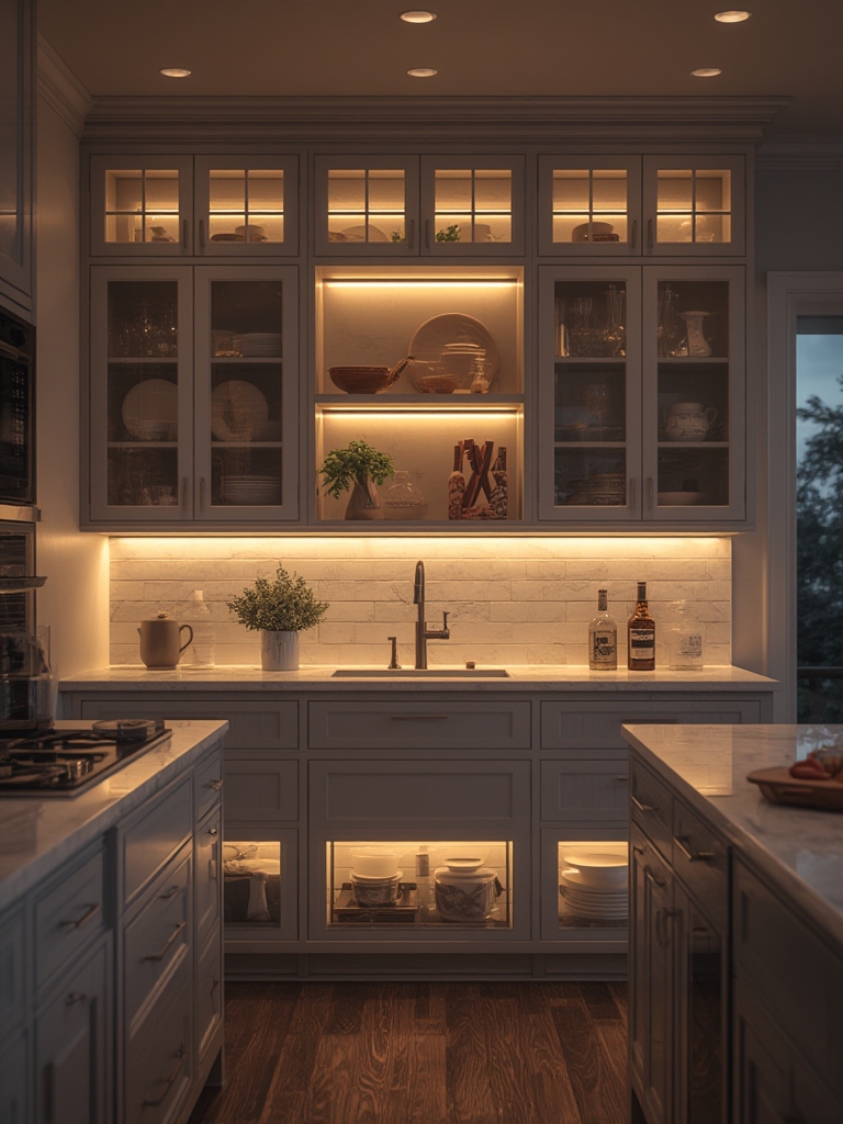 under cabinet lighting kitchen