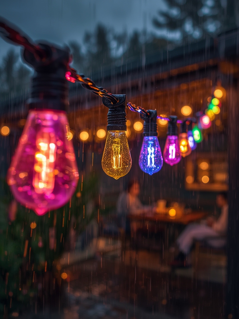 outdoor string in action