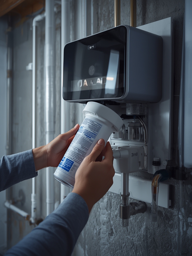 Water Filter in action