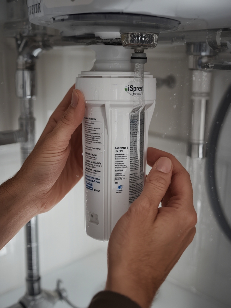 iron filter in action