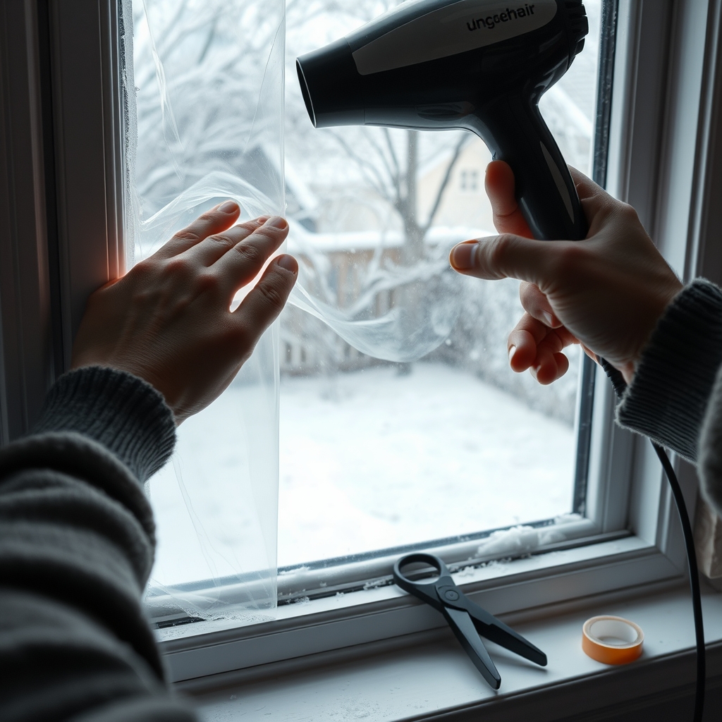 window insulation kit for winter - Illustration 3