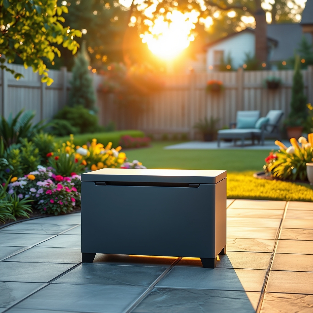 outdoor storage box waterproof - Illustration 1
